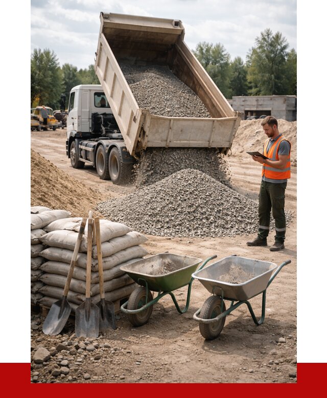 Доставка нерудных материалов в Копейске от 1232 руб. | ПРОНЕРУДКпс