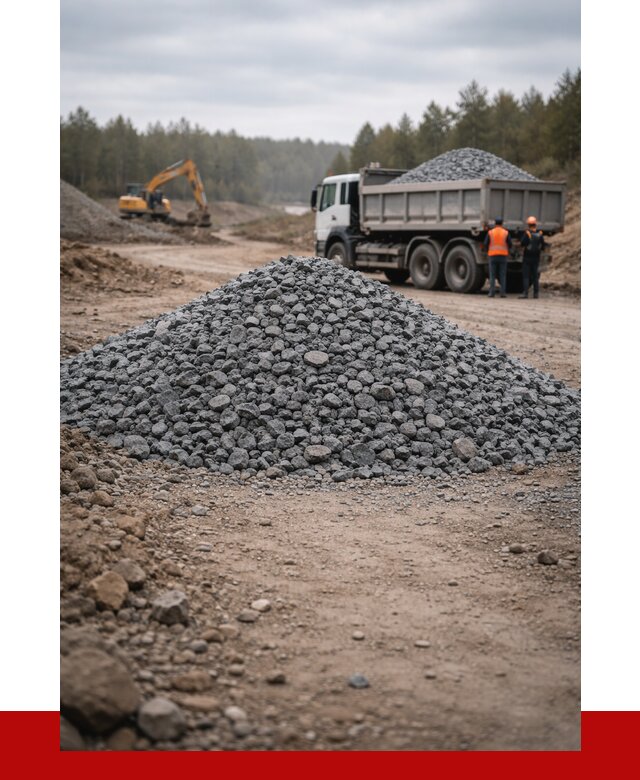 Щебень габбро диабаз фракция 40-70 в Копейске от 2258 р-ПРОНЕРУДКпс