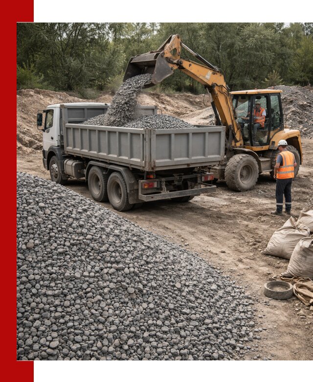 Доставка гравийного щебня в Копейске оптом и в розницу