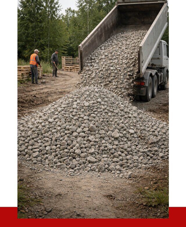 гравийный щебень фракция 70-120 в Копейске от 2514 р. ПРОНЕРУДКпс