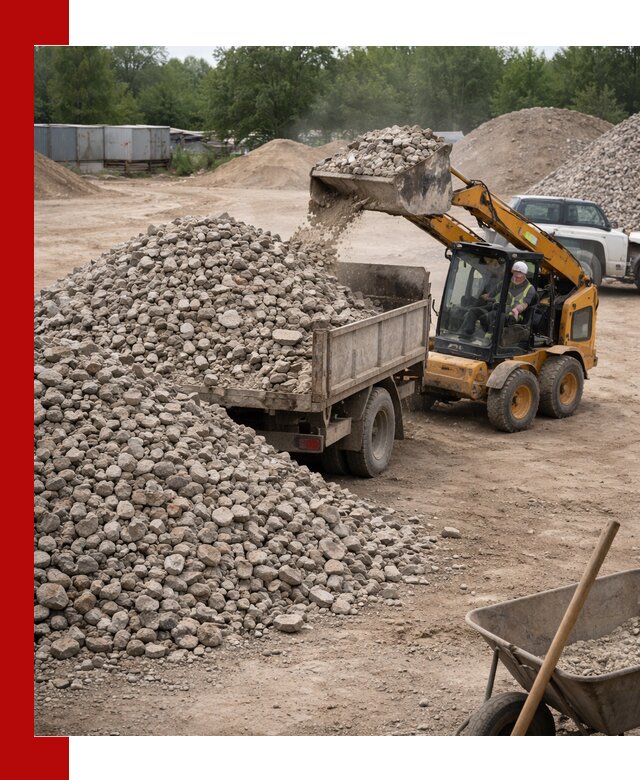 Доставка вторичного щебня в Копейске для строительных работ
