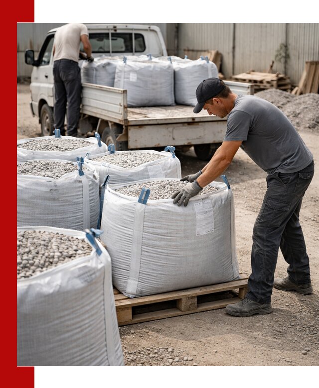 Доставка щебня в мешках по выгодным ценам в Копейске