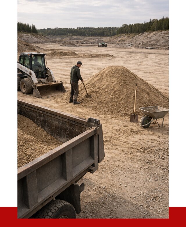 Карьерный песок среднезернистый в Копейске, от 2258 р. ПРОНЕРУДКпс