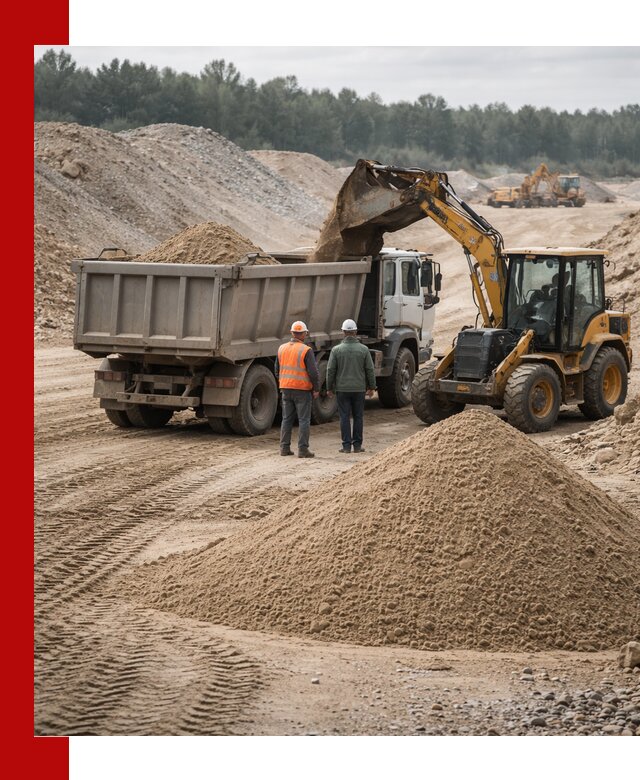 Карьерный среднезернистый песок с доставкой в Копейске