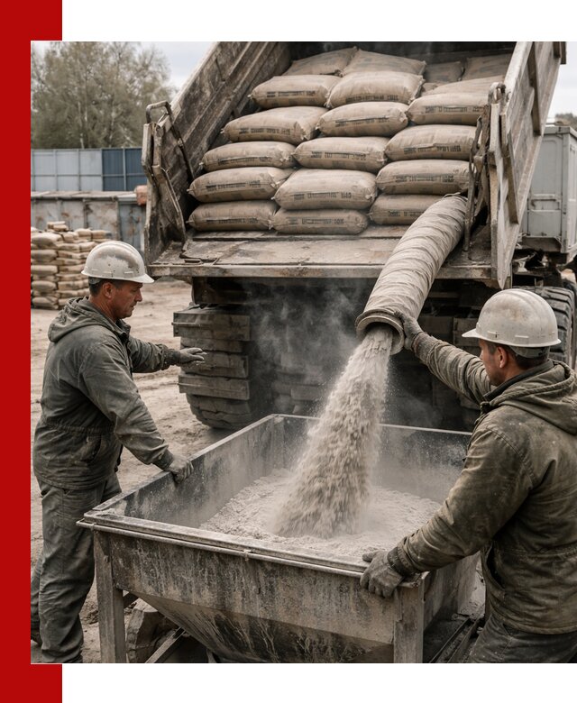 Доставка цемента М400 в Копейске оптом и в розницу