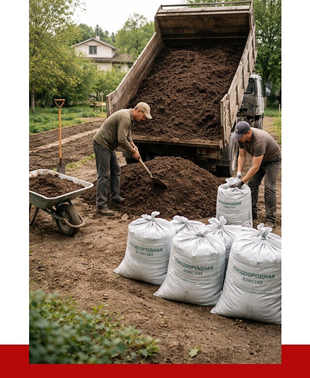 Плодородная смесь в Копейске от 4310 р./куб с доставкой | ПРОНЕРУДКпс