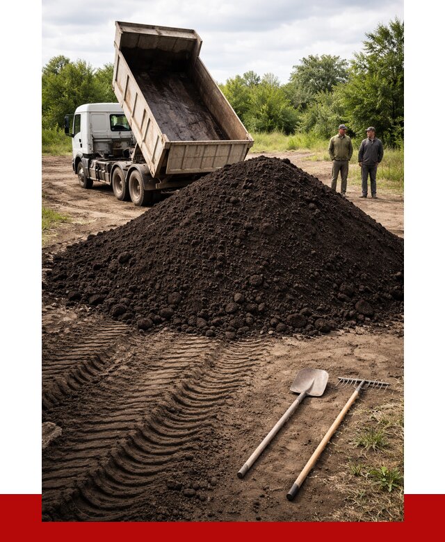 Купить чернозем навалом в Копейске от 1232 р. за куб | ПРОНЕРУДКпс