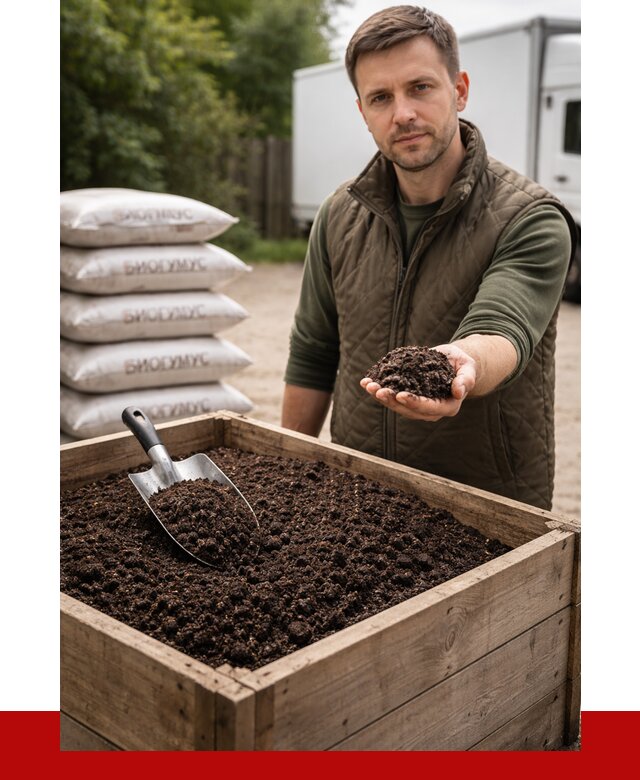 Купить биогумус в Копейске с доставкой от 8724 р. за куб | ПРОНЕРУДКпс