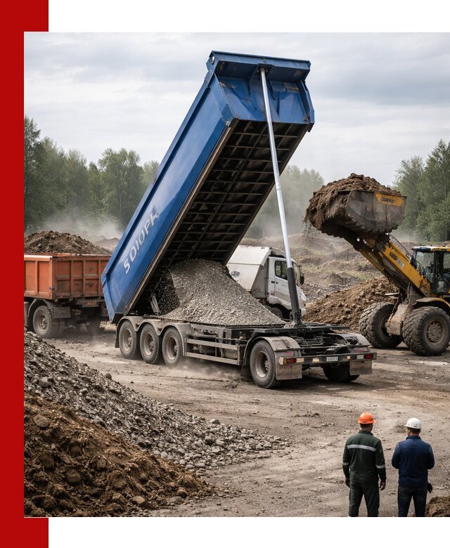 Аренда тонар 40 тонн в Копейске с доставкой материалов