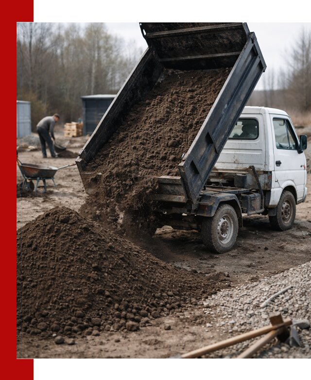 Аренда минисамосвала в Копейске для доставки сыпучих материалов